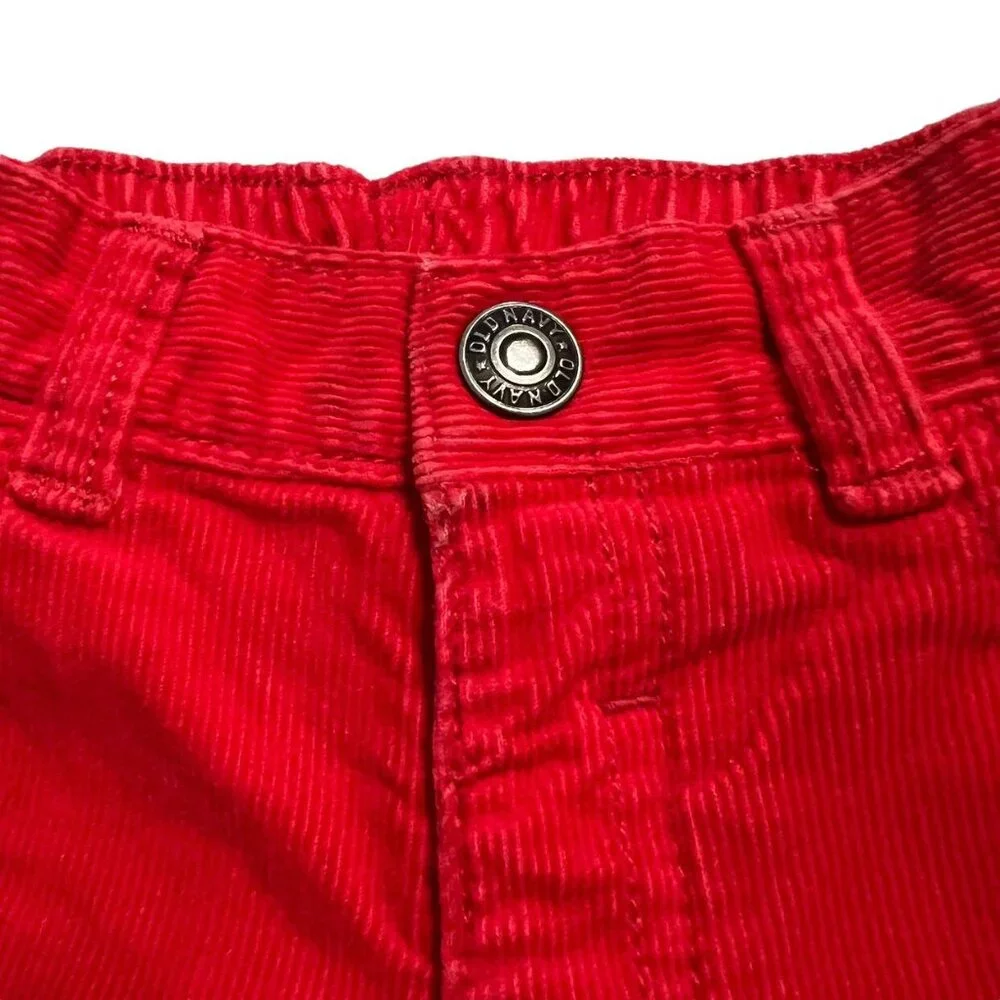 Old Navy 3-6m Red Corduroy Pants
